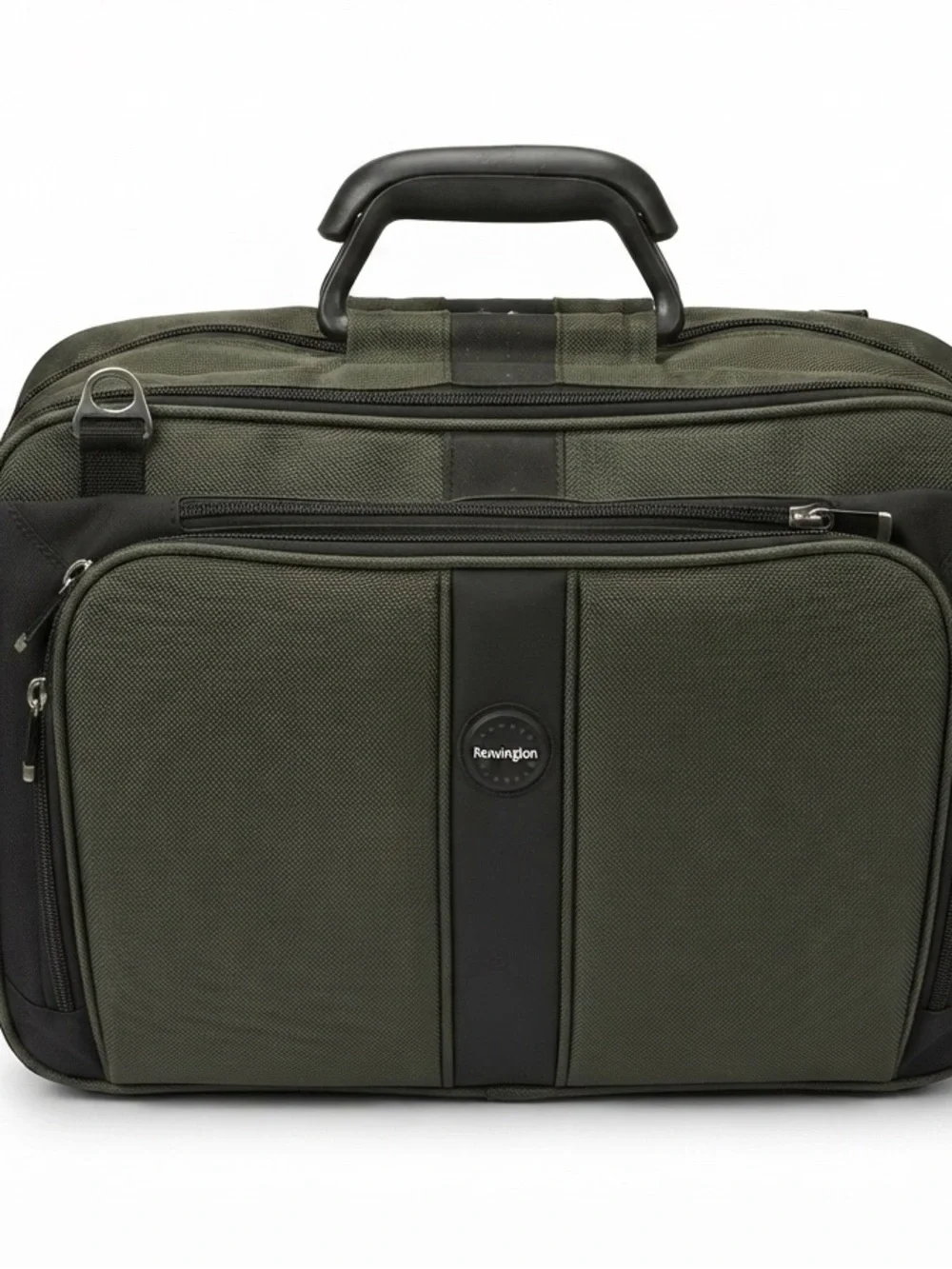 Rolling Carry-On Travel Bag for Men - Olive Green